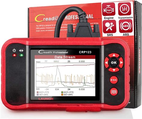 Graph, record, and playback crucial data to more efficiently diagnose drive-ability issues. . Launch obd2 scanner crp123 elite